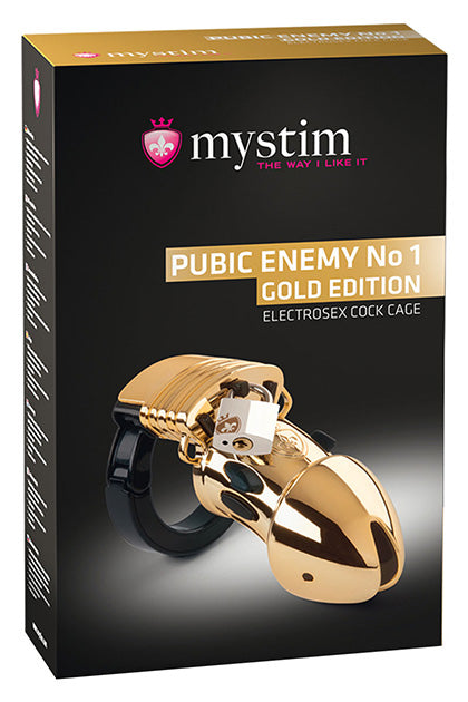 Mystim Pubic Enemy No 1 - Gold Edition
