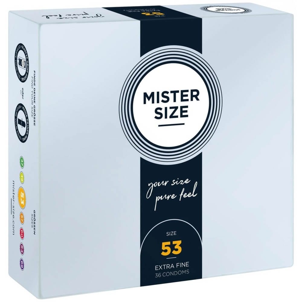 MISTER SIZE - MISTER SIZE 53 MM CONDOMS 36 PIECES