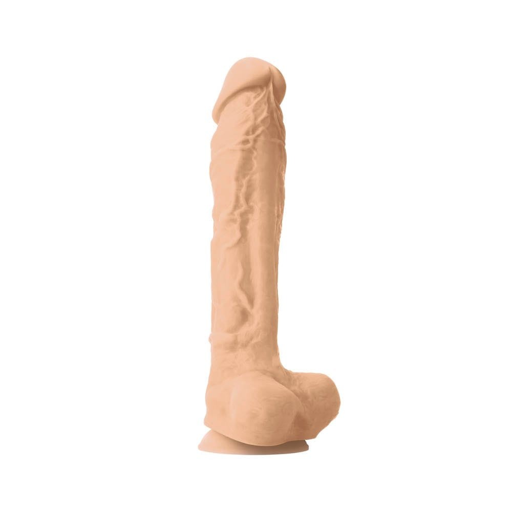 NS TOYS - COLOURS - PLEASURES - 10" DILDO - WHITE_B0O25_2
