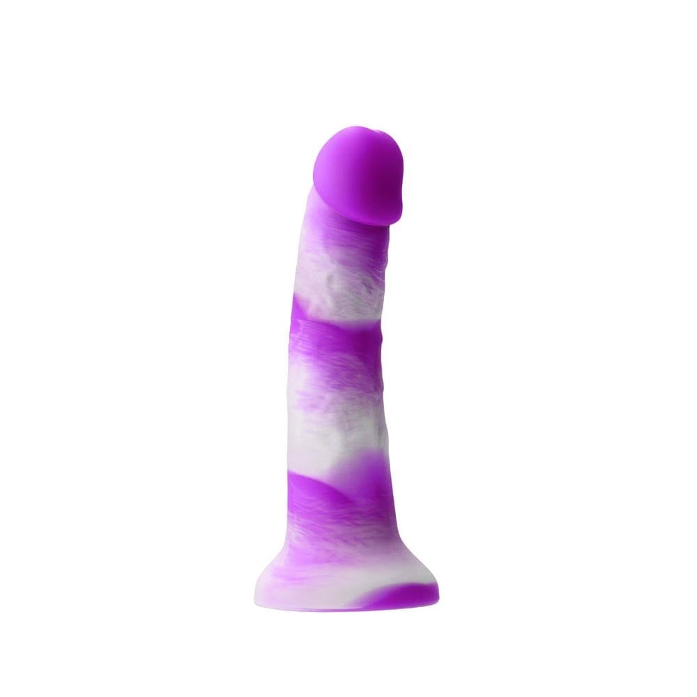 NS TOYS - COLOURS - PLEASURES - YUM YUM 6" DILDO - PURPLE