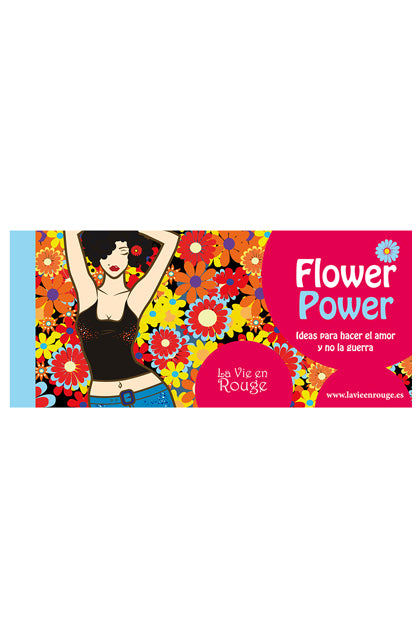 LA VIE EN ROUGE - LVR CARNET DE CHÈQUES FLOWER POWER