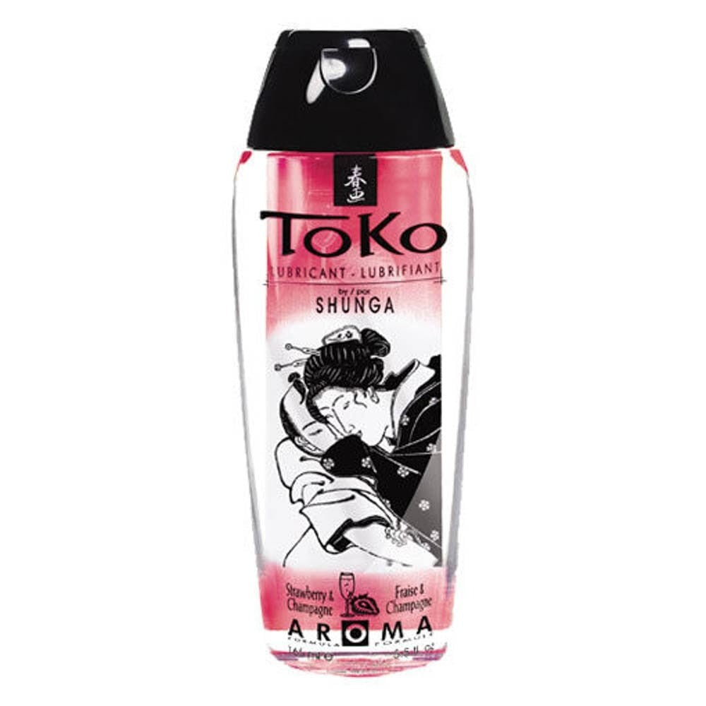 SHUNGA - TOKO AROMA LUBRICANT CHAMPAGNE STRAWBERRY 165ML