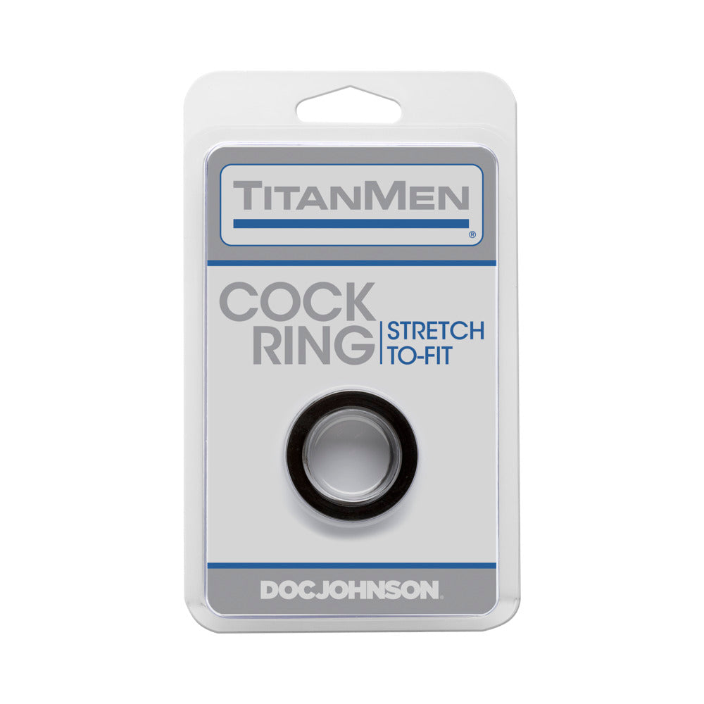 TITANMEN - COCK RING BLACK