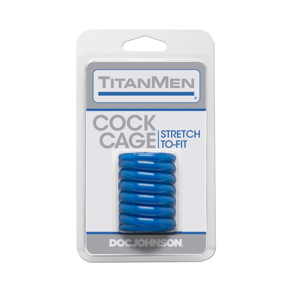 TITANMEN - COCK CAGE BLUE