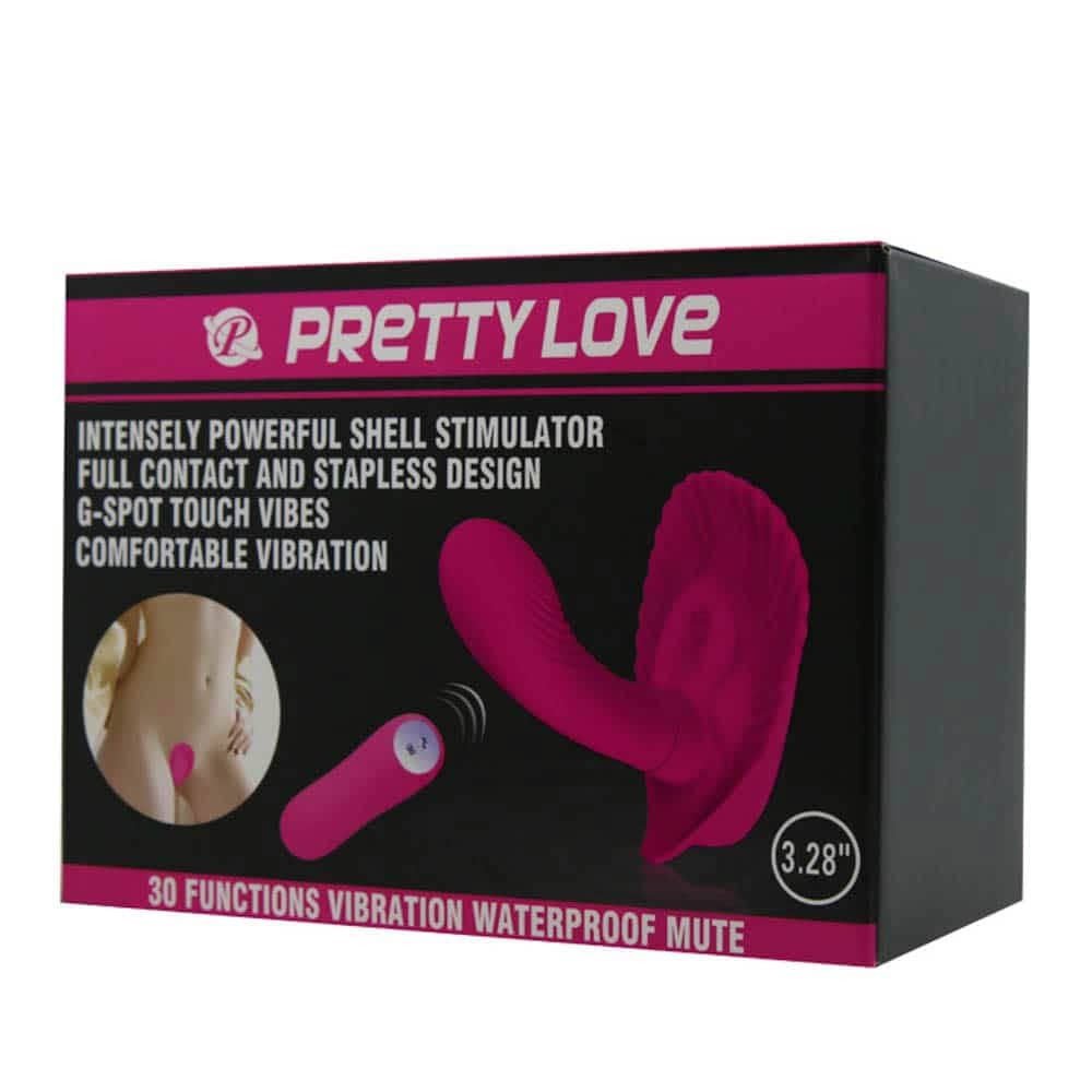 PRETTY LOVE - PRETTY LOVE SHELL STIMULATOR WITH REMOTE CONTROL