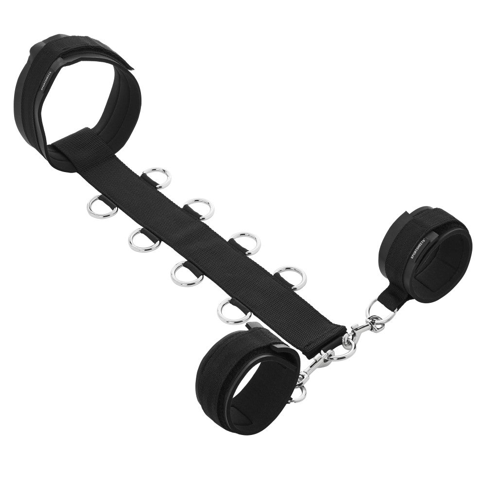 SPORTSHEETS - ADJUSTABLE NEOPRENE NECK & WRIST RESTRAINT BLACK