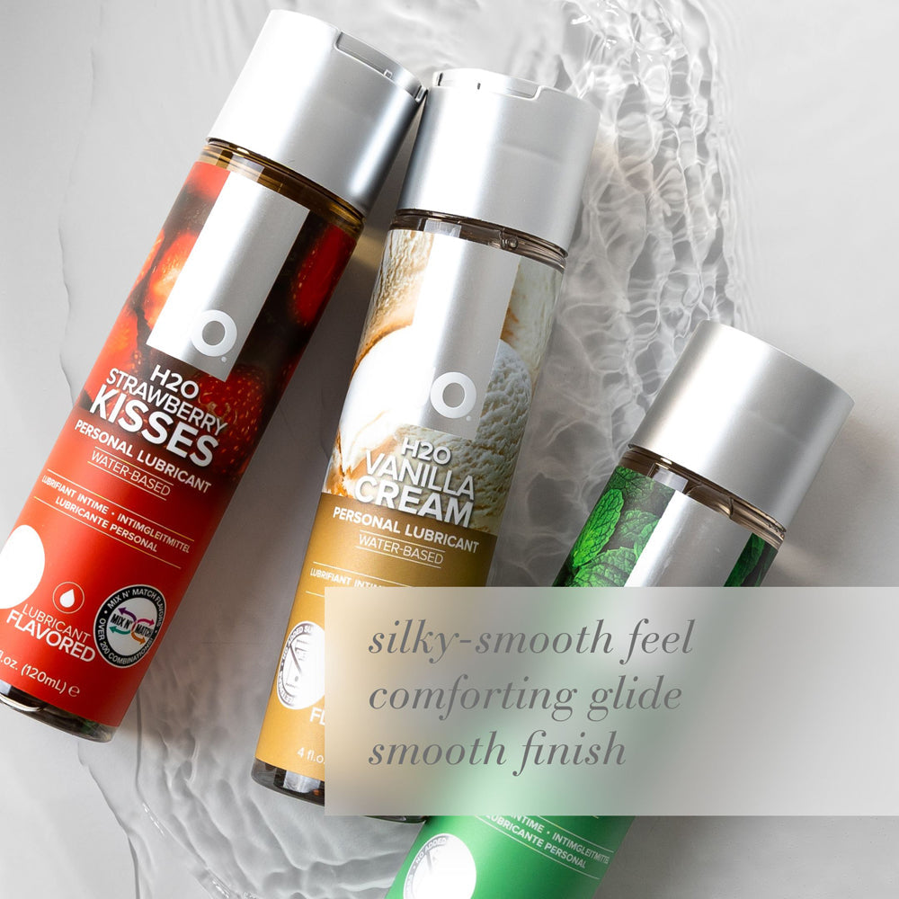 JO H2O STRAWBERRY KISSES FLAVORED WATER-BASED LUBRICANT 1 OZ.