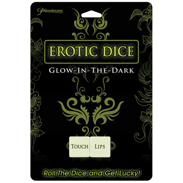 PIPEDREAM GLOW-IN-THE-DARK EROTIC DICE