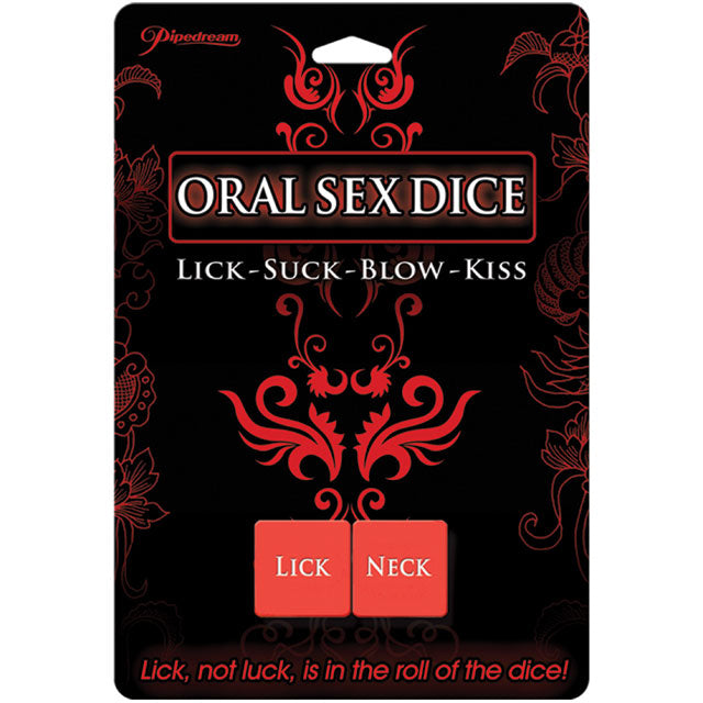 PIPEDREAM - ORAL SEX DICE (LICK-SUCK-BLOW-KISS)