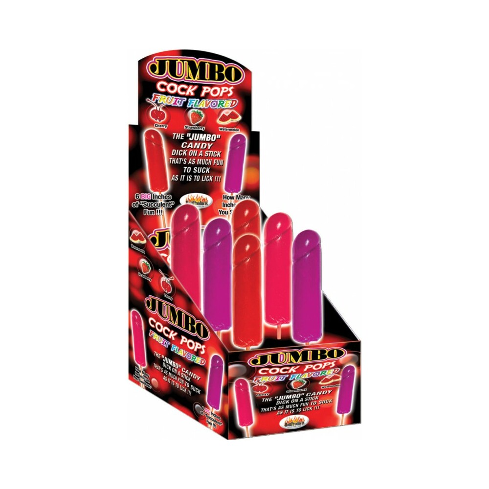 HOTT PRODUCTS - JUMBO COCK POPS (DISPLAY)