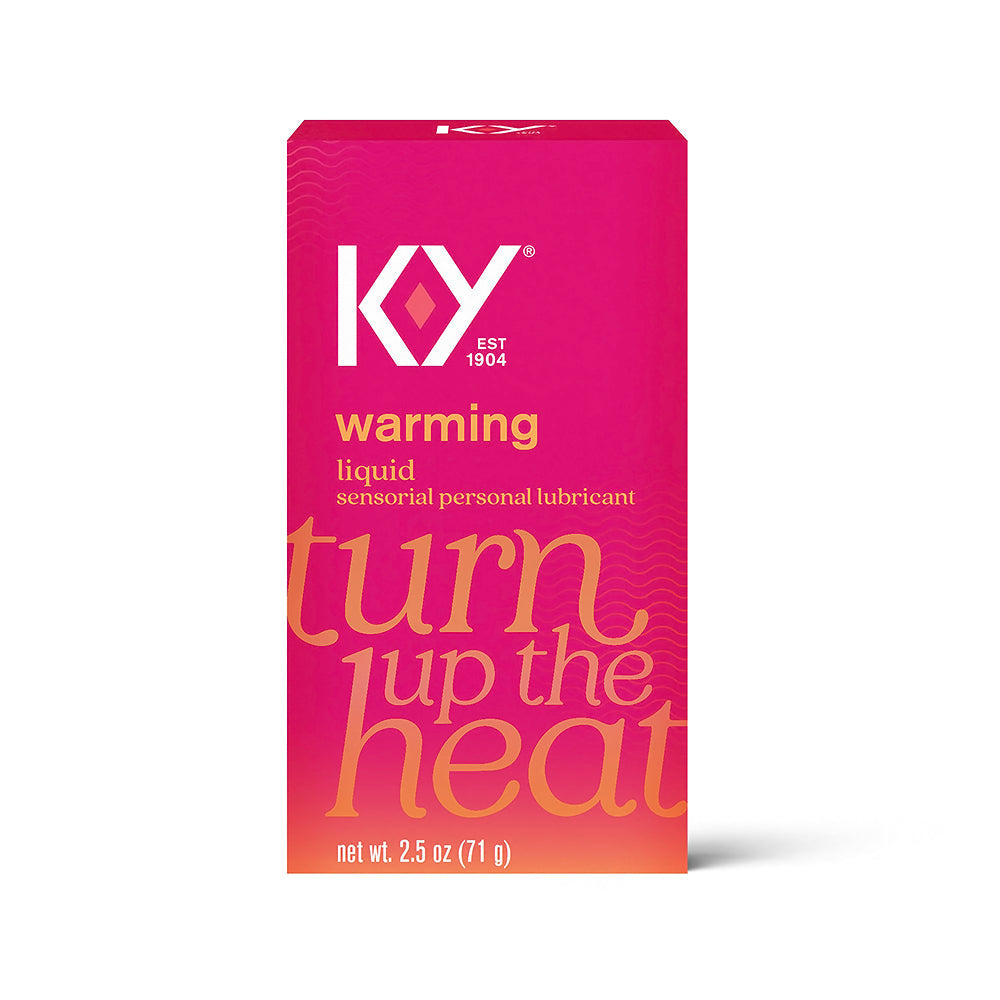 K-Y - WARMING LIQUID PERSONAL LUBRICANT 2.5 OZ.