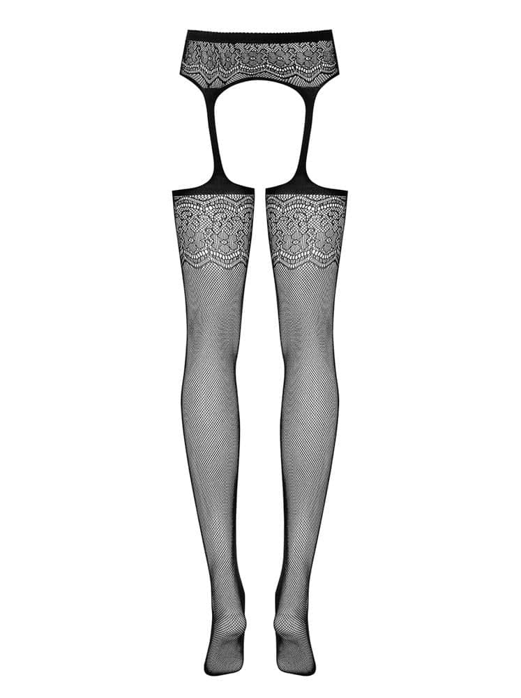 OBSESSIVE - GARTER STOCKINGS S207 XL/XXL