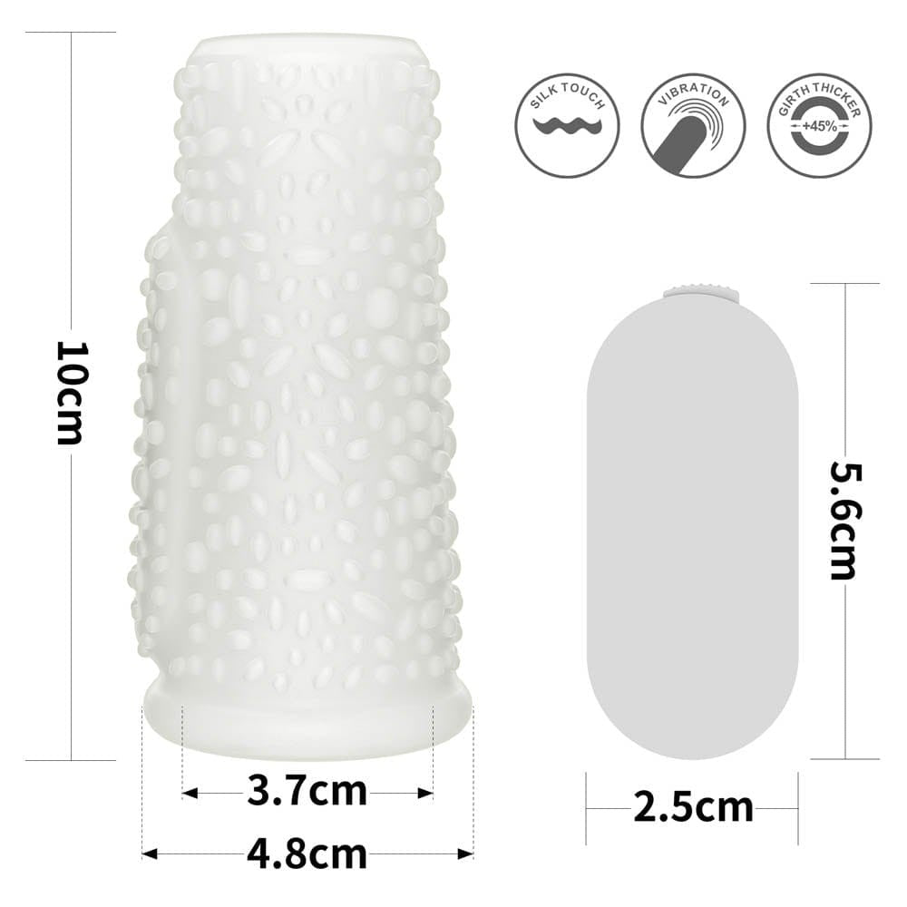 LOVETOY - VIBRATING SPIRAL KNIGHTS RING (WHITE) II