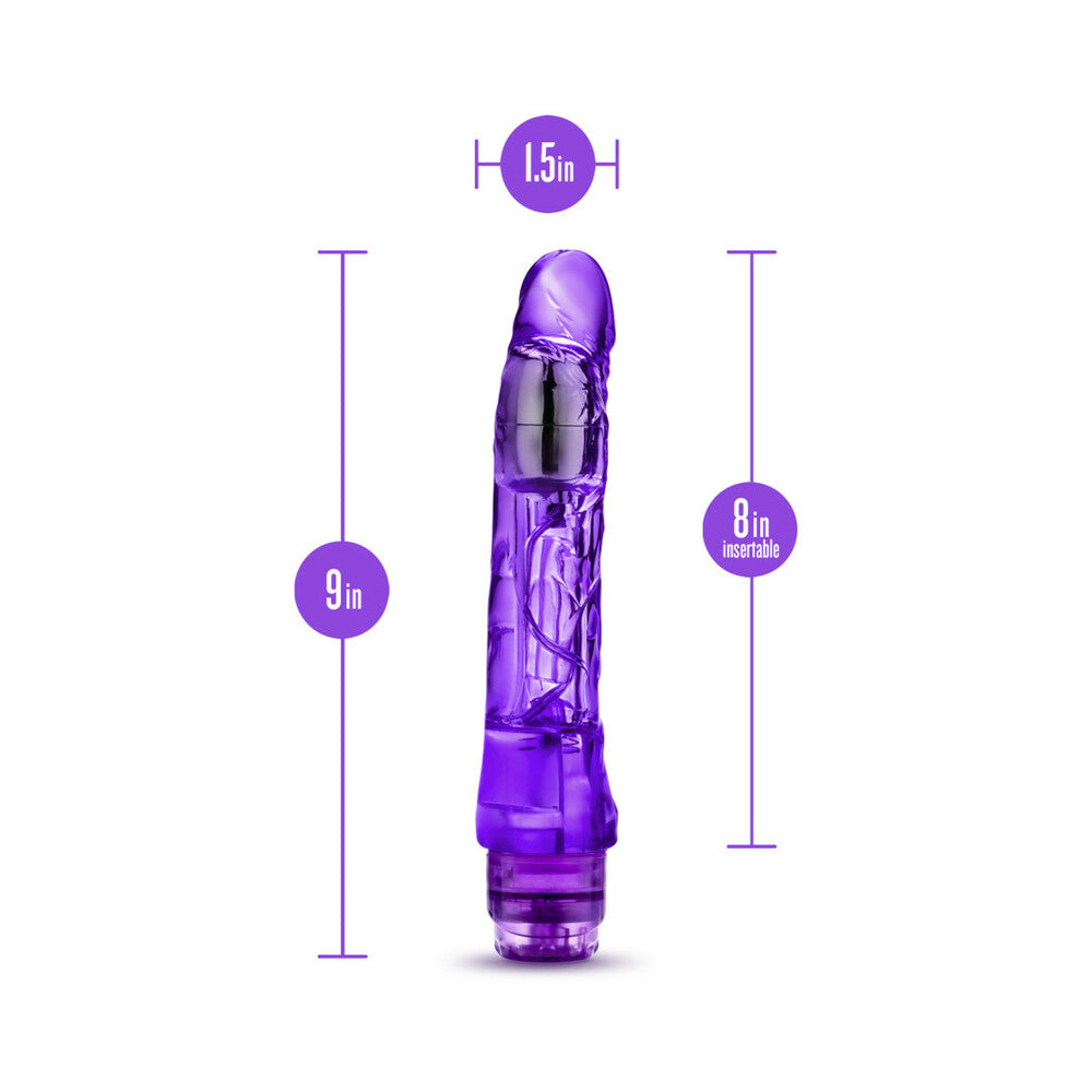 BLUSH - NATURALLY YOURS MAMBO VIBE REALISTIC 9 IN. VIBRATING DILDO