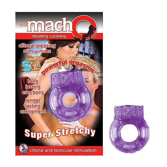 MACHO VIBRATING COCKRING (PURPLE)