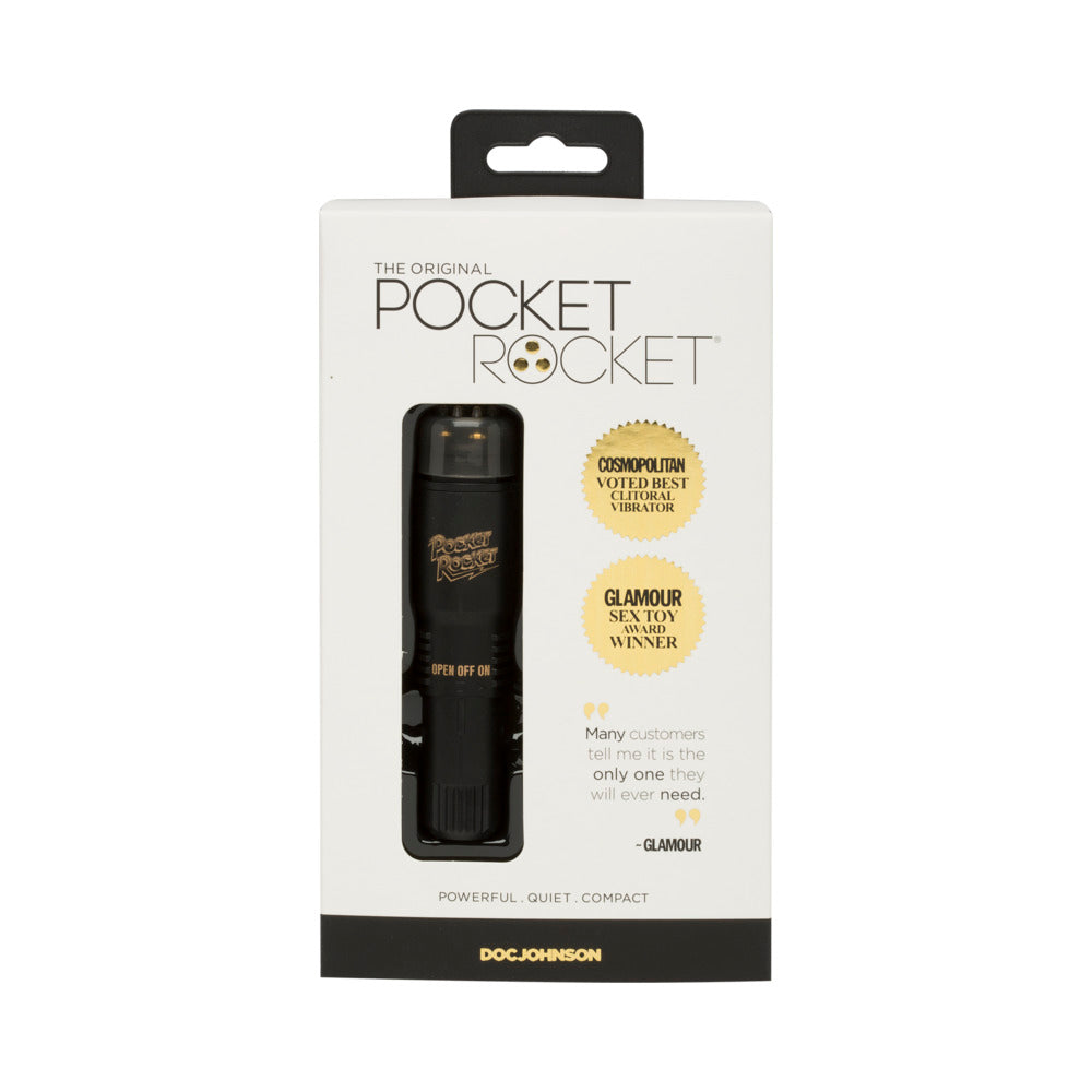 DOC JOHNSON - ORIGINAL POCKET ROCKET LIMITED EDITION #4 (BLACK)