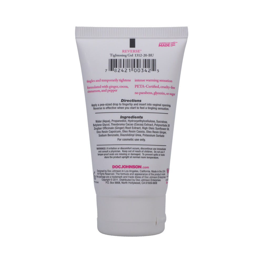 DOC JOHNSON - REVERSE VAGINAL TIGHTENING CREAM 2 OZ. BULK