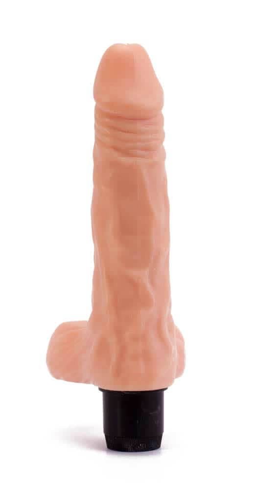 LOVETOY - 8" REAL FEEL CYBERSKIN VIBRATOR 10
