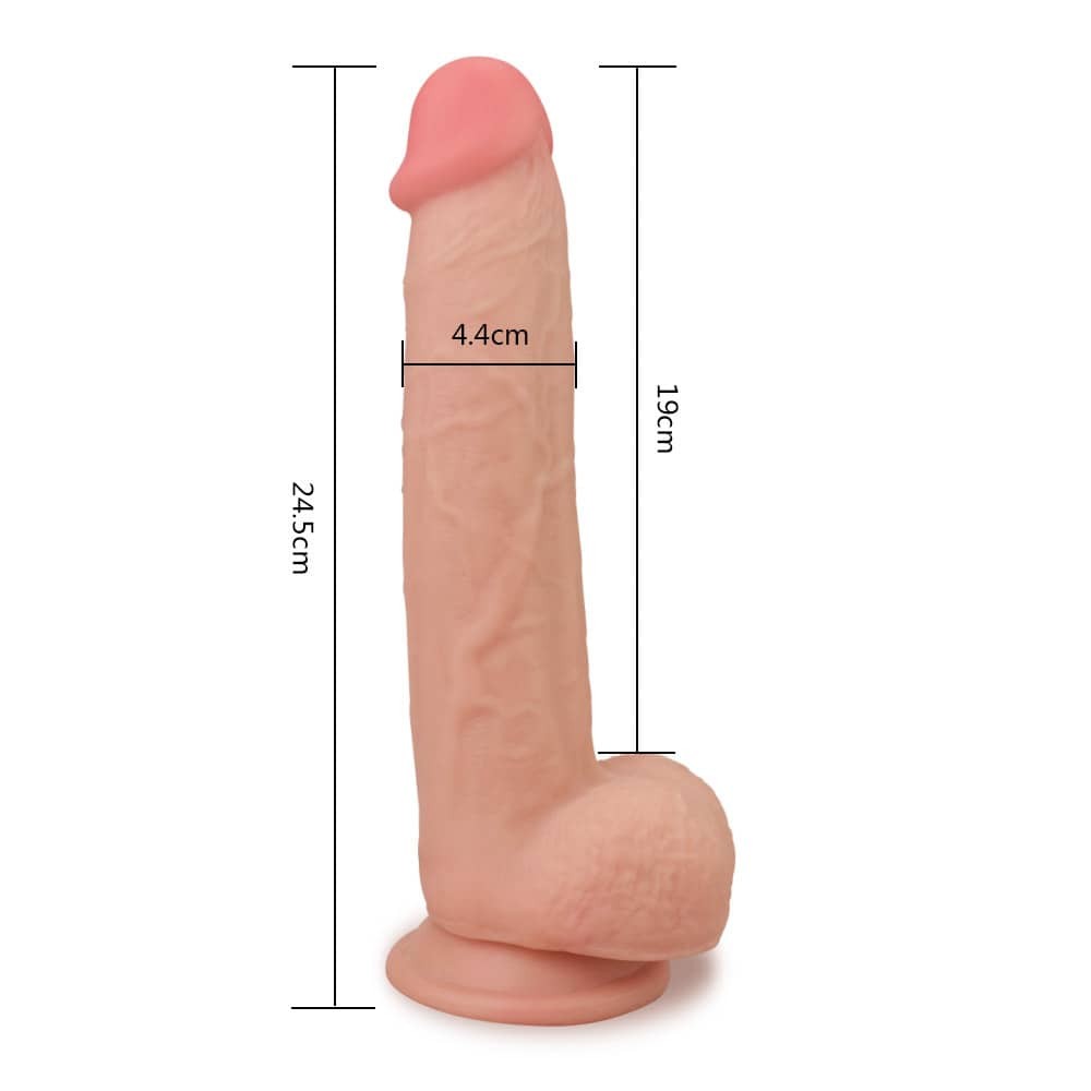 LOVETOY - 8.5" SKINLIKE SOFT DONG