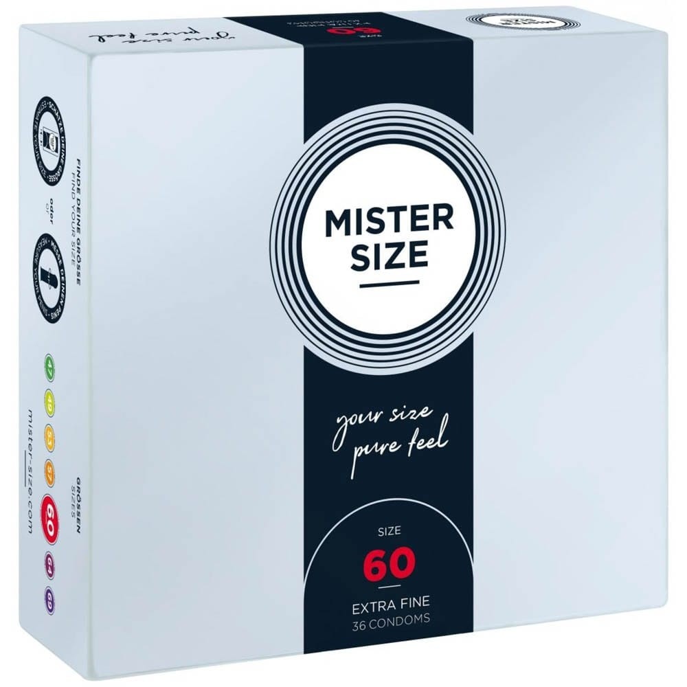 MISTER SIZE - MISTER SIZE 60 MM CONDOMS 36 PIECES
