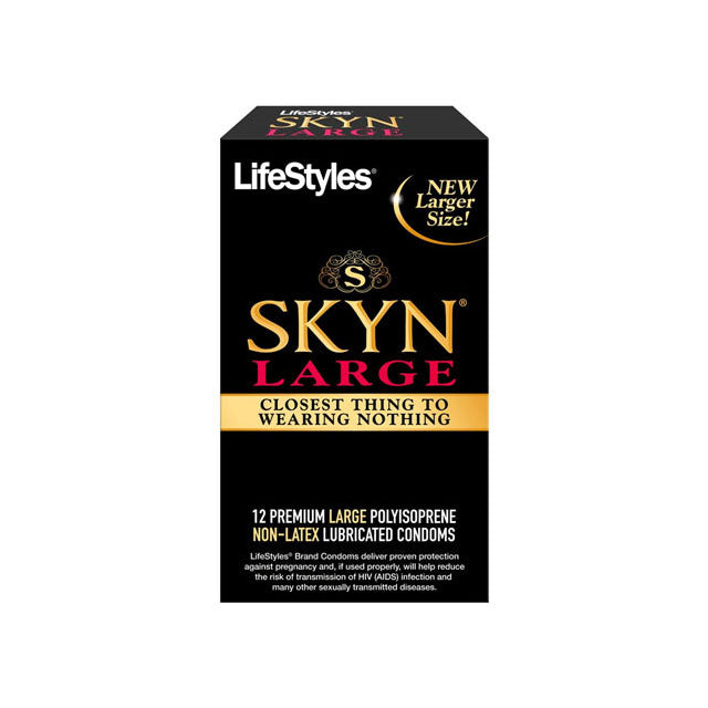 LIFESTYLES SKYN LARGE POLYISOPRENE (12 PACK)