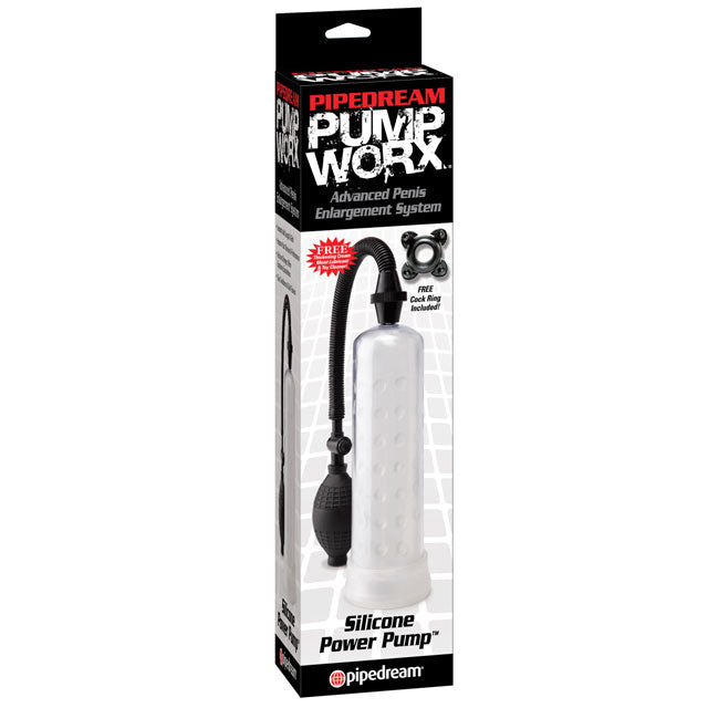 PUMP WORX - SILICONE POWER PUMP CLEAR