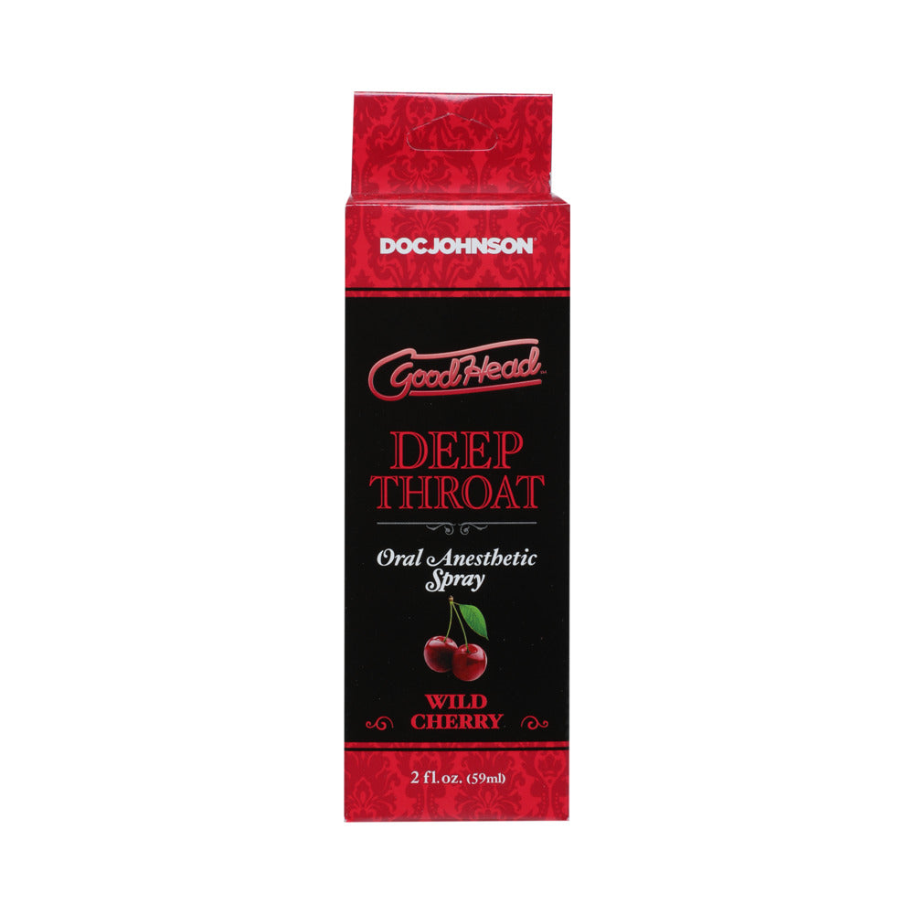 DOC JOHNSON - GOODHEAD - SPRAY PARA GARGANTA PROFUNDA - CEREZA SALVAJE