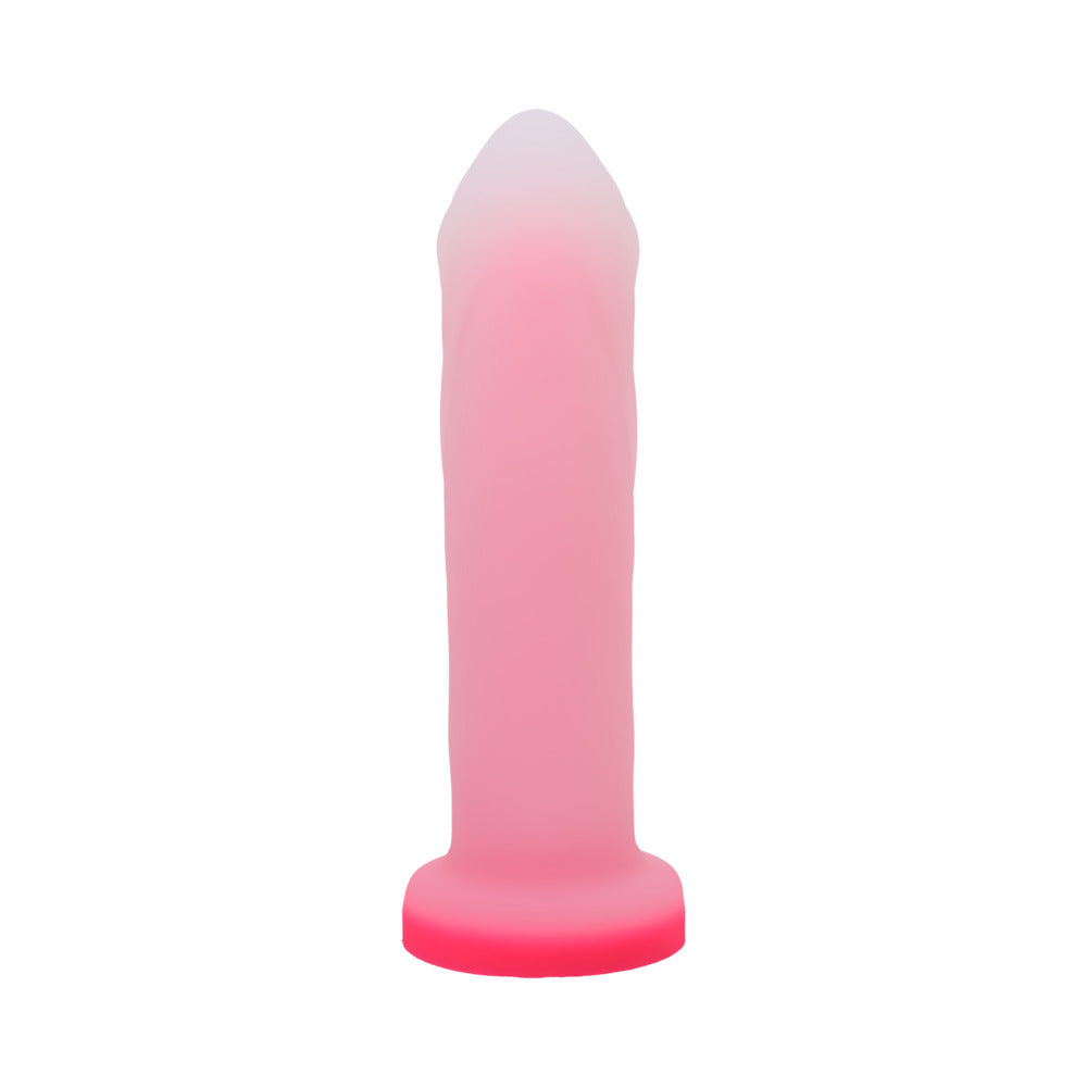 TANTUS - CUSH O2 DUAL DENSITY DILDO ROSE QUARTZ (BAG)