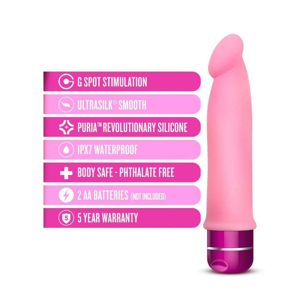 LUXE PURITY SILICONE VIBRATOR PINK