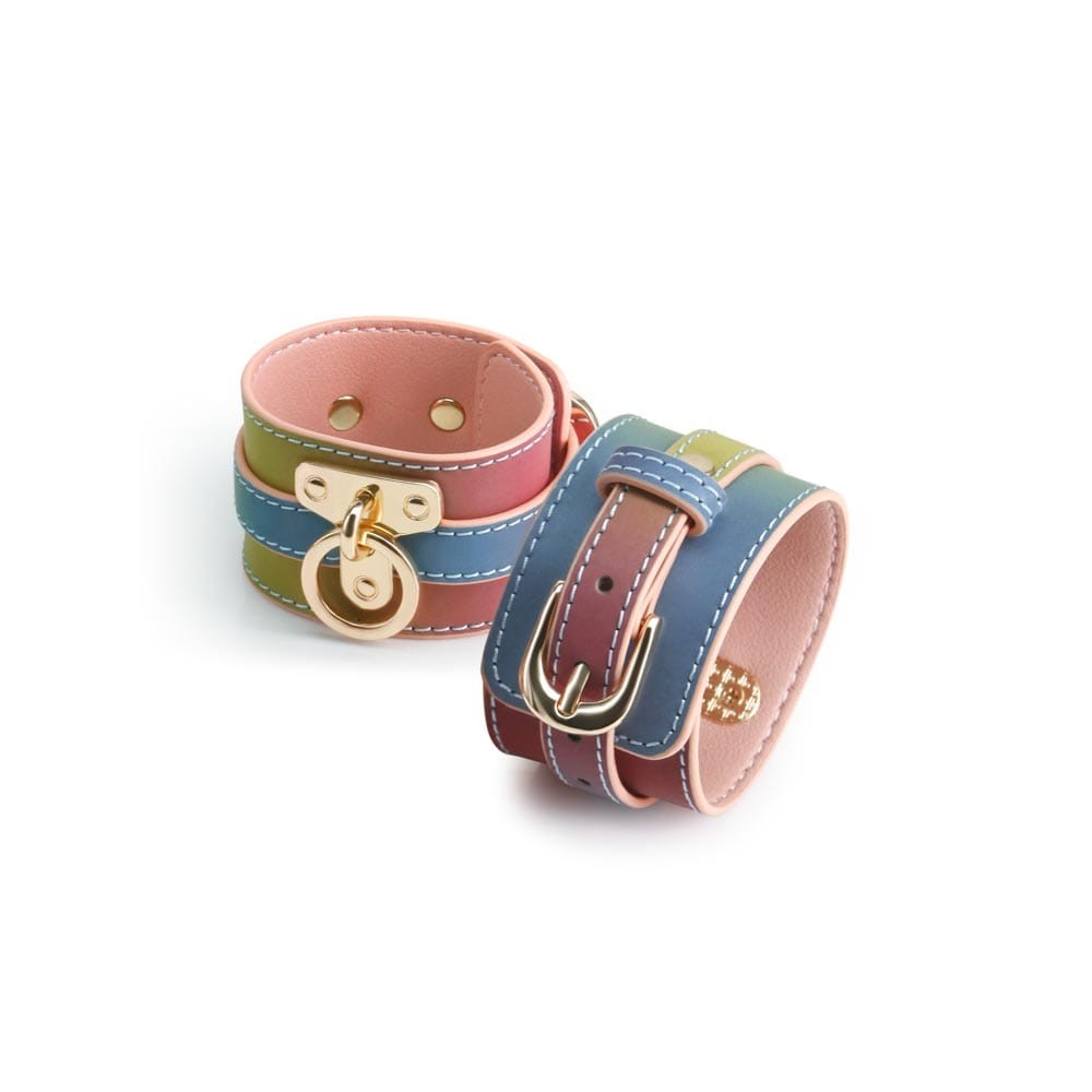NS TOYS - SPECTRA BONDAGE - WRIST CUFF - RAINBOW_B15O25_2