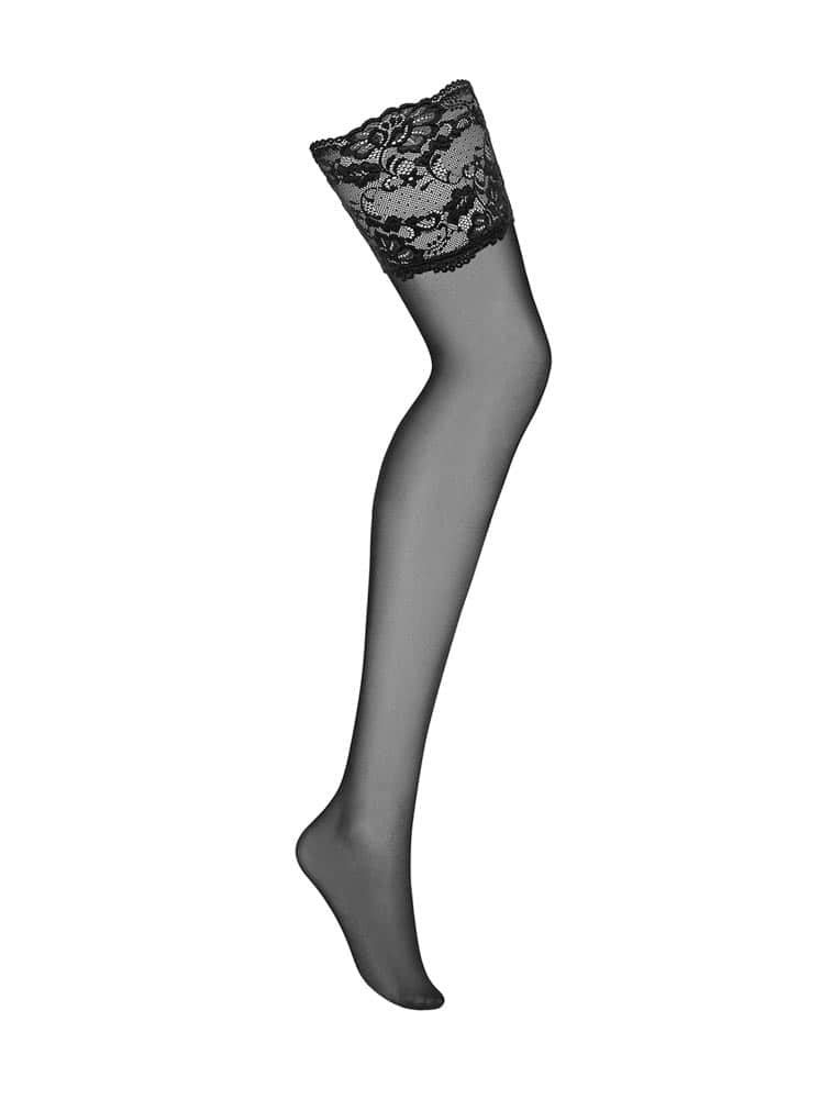 OBSESSIVE - 810-STO-1 STOCKINGS BLACK L/XL