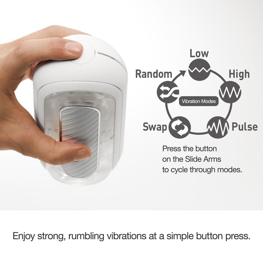 TENGA - FLIP ZERO GRAVITY EV (ELECTRONIC VIBRATION) WHITE