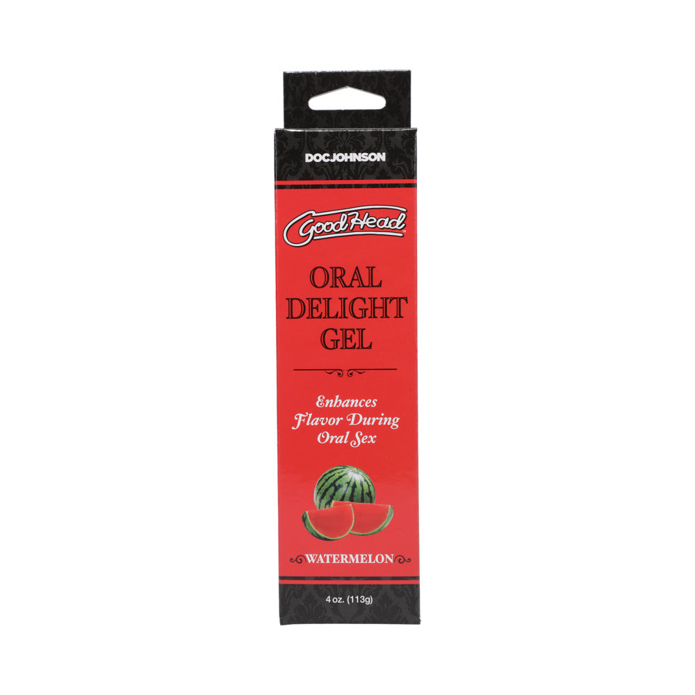 DOC JOHNSON - GOODHEAD ORAL DELIGHT GEL WATERMELON 4 OZ.