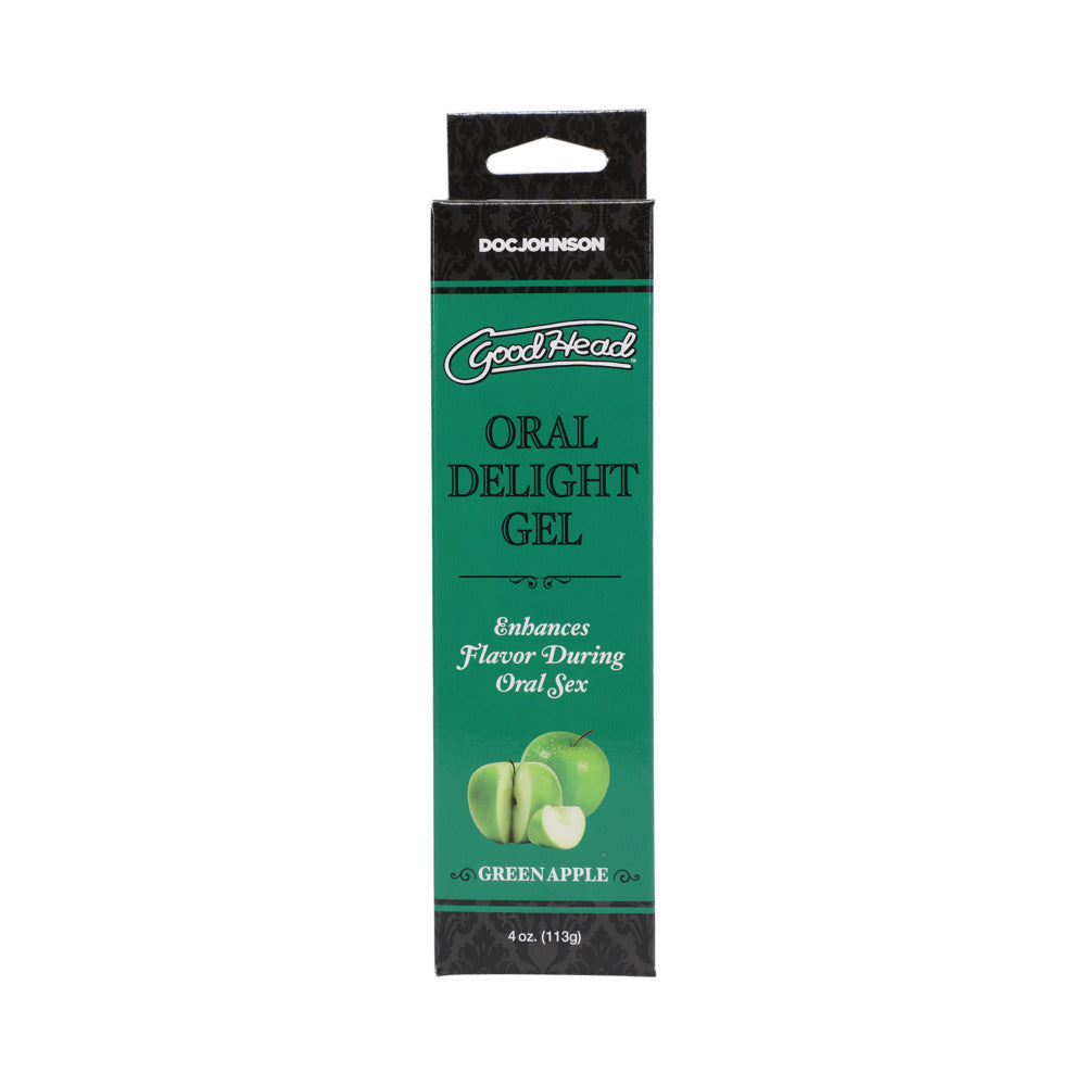 DOC JOHNSON - GOODHEAD ORAL DELIGHT GEL GREEN APPLE 4 OZ.