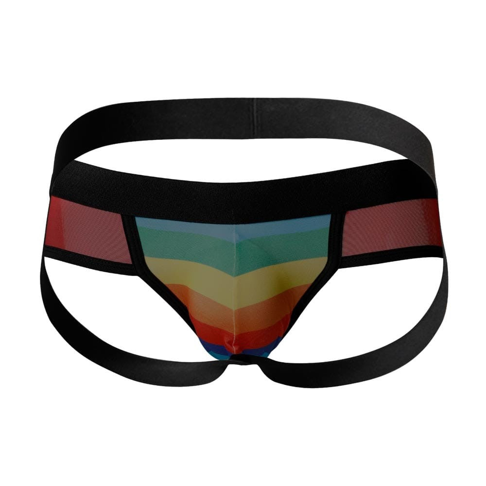 CUT4MEN - C4M-MIXED JOCKSTRAP-RAINBOW-L