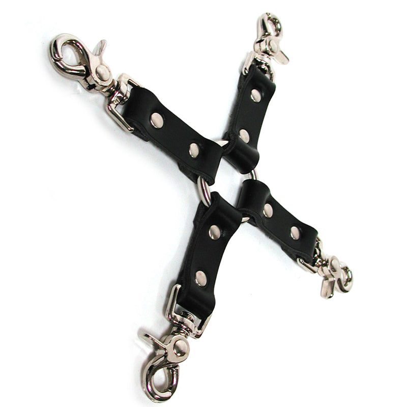 STOCKROOM - KINKLAB LEATHER HOG TIE (BLACK)