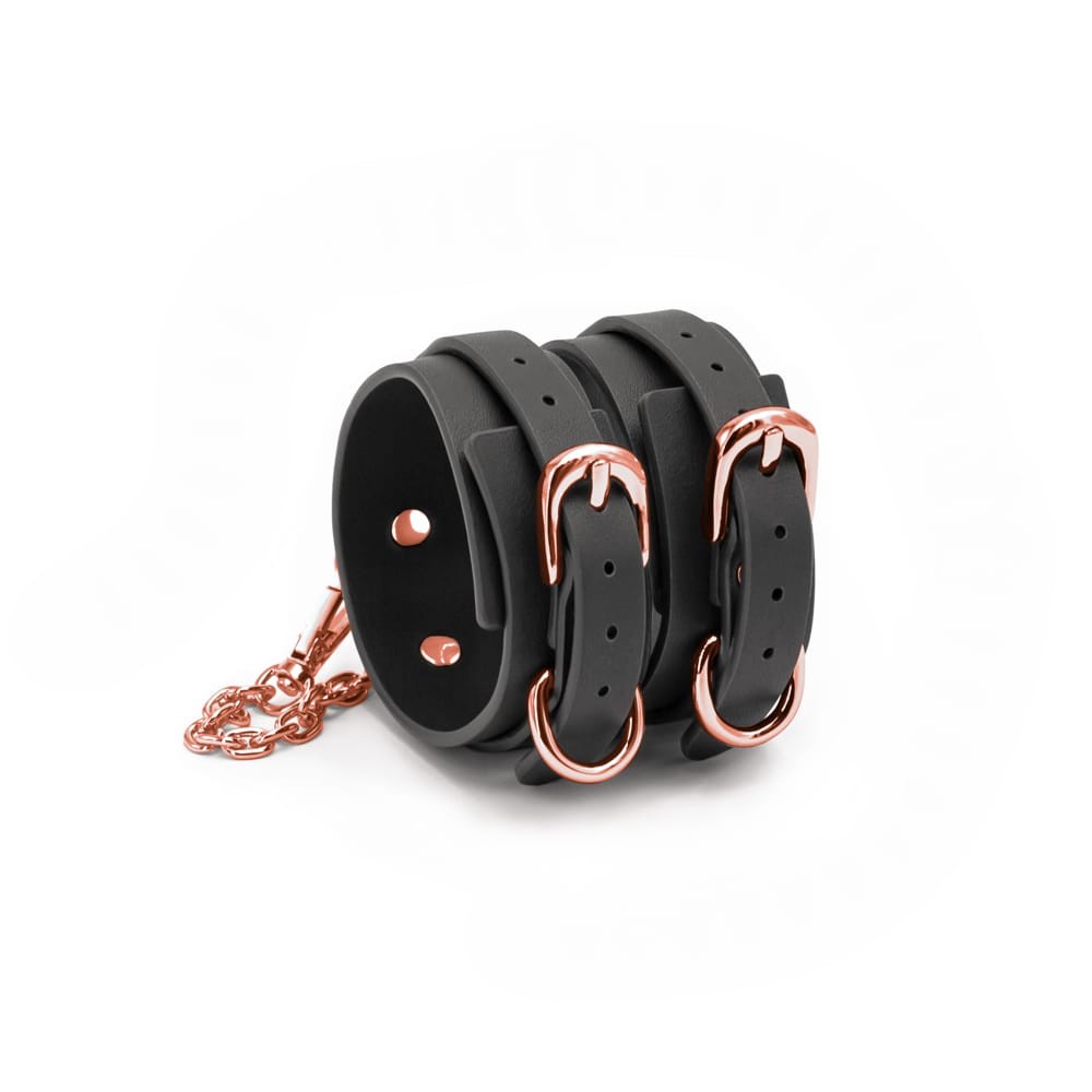 NS TOYS - BONDAGE COUTURE - ANKLE CUFFS - BLACK