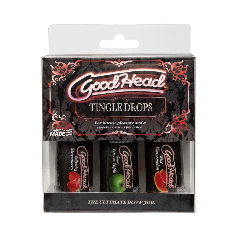 DOC JOHNSON - GOODHEAD - TINGLE DROPS - 3 PACK