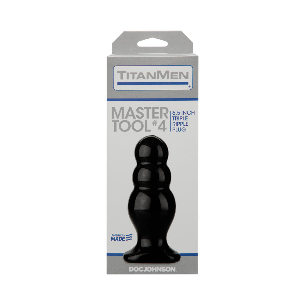 DOC JOHNSON - TITANMEN - MASTER TOOL #4 BLACK