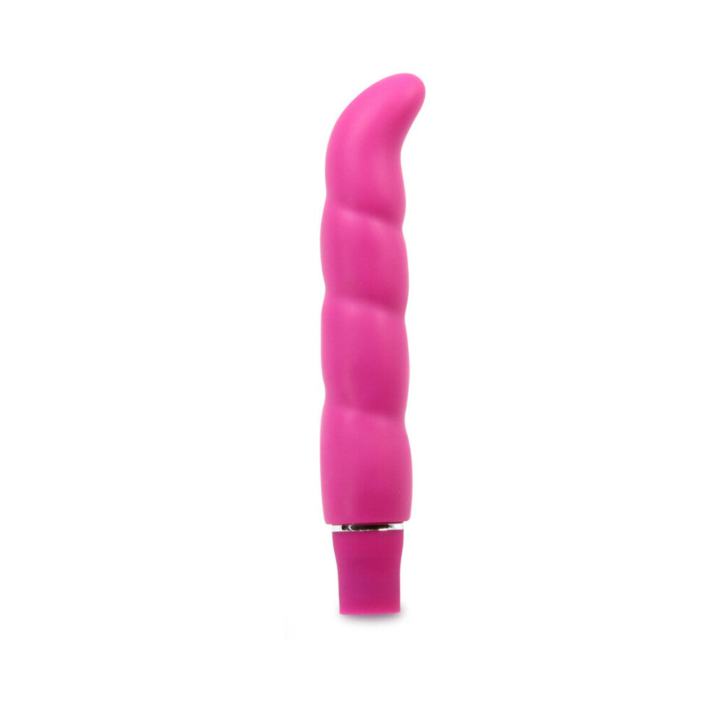LUXE PURITY G SILICONE SLIMLINE G-SPOT VIBRATOR PINK