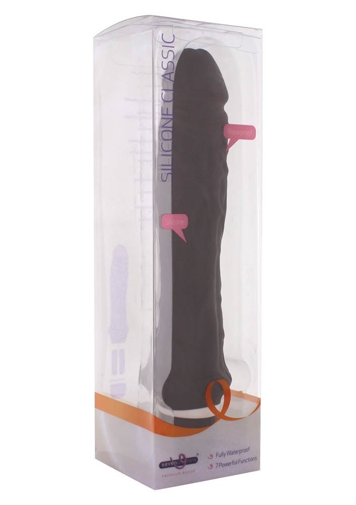 SEVEN CREATIONS - CLASSIC LARGE VIBRATOR BLACK