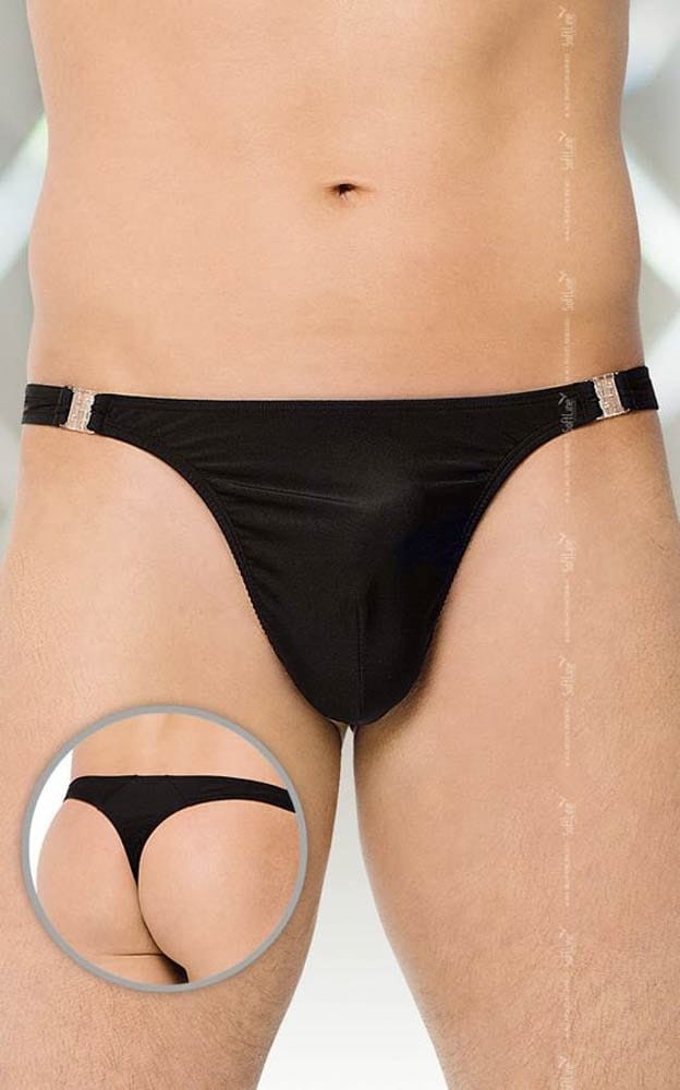 SOFTLINE - THONG 4432 {} BLACK/ L