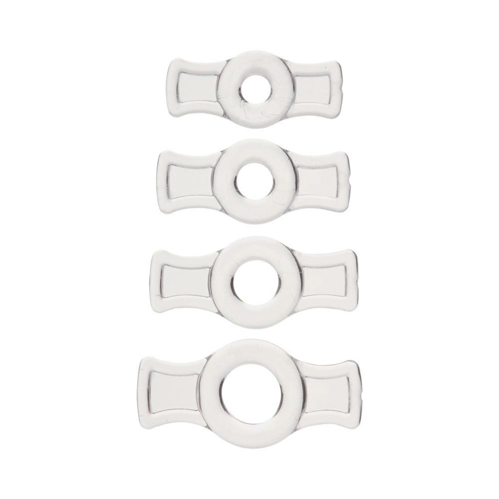 TITANMEN - COCK RING SET CLEAR