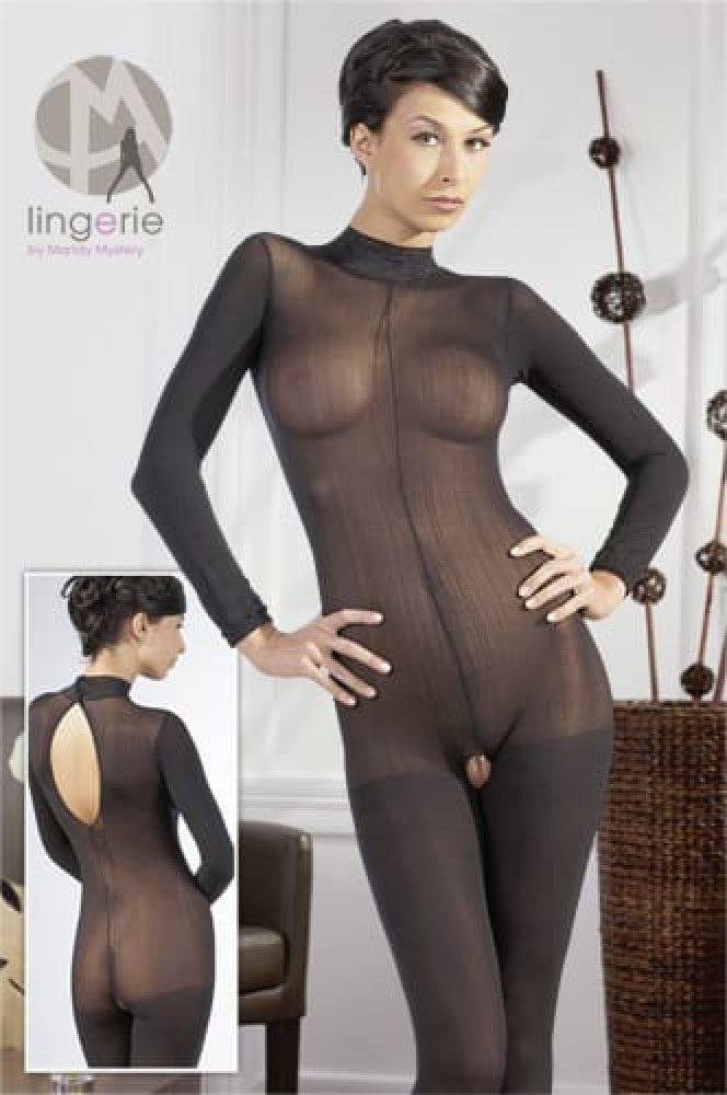 ORION - MANDY MISTERY LINE - LONGARM CATSUIT BLACK M/L