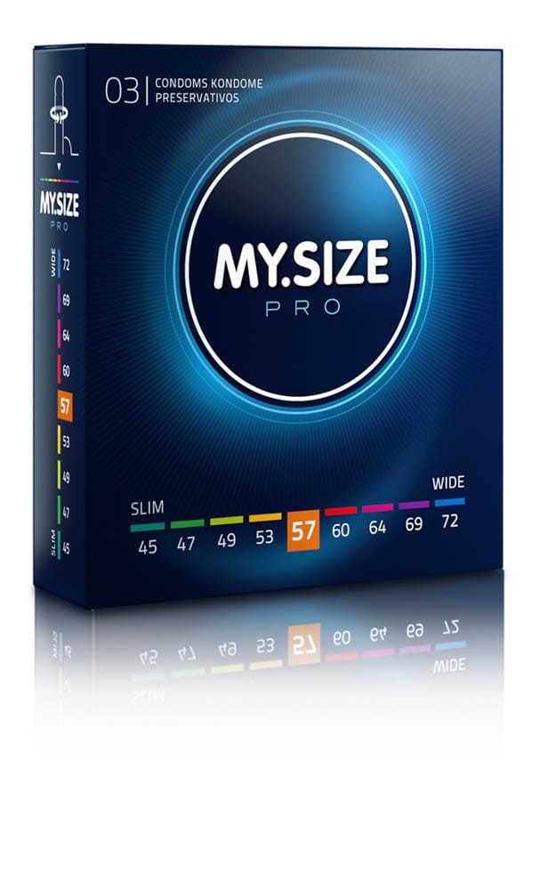 MY SIZE PRO - MY SIZE PRO CONDOMS 57 MM (3 PIECES)