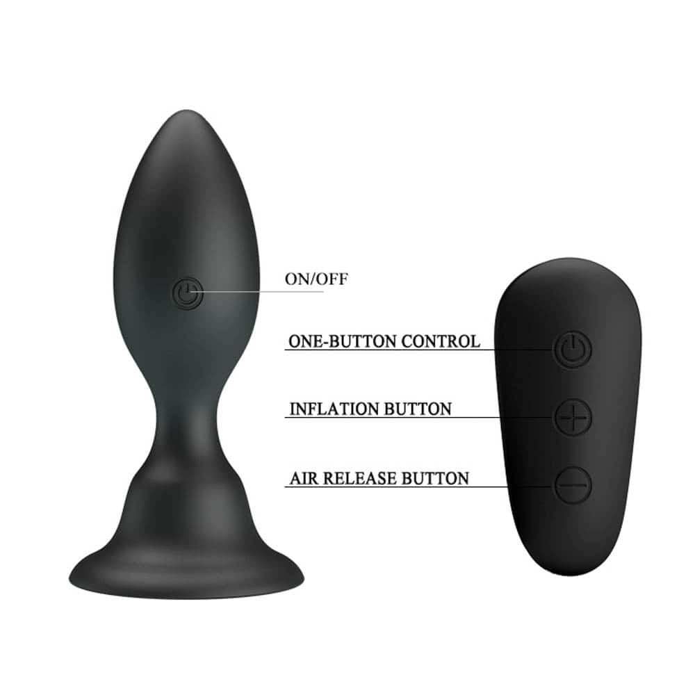 DEBRA - MR. PLAY VIBRATING ANAL PLUG WITH REMOTE CONTROL