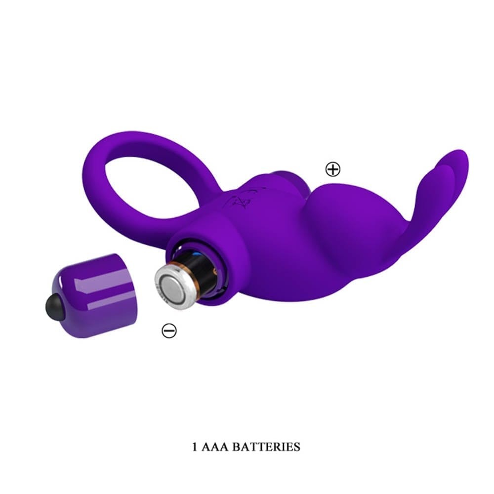 PRETTY LOVE - PRETTY LOVE VIBRANT PENIS SLEEVE 1 PURPLE