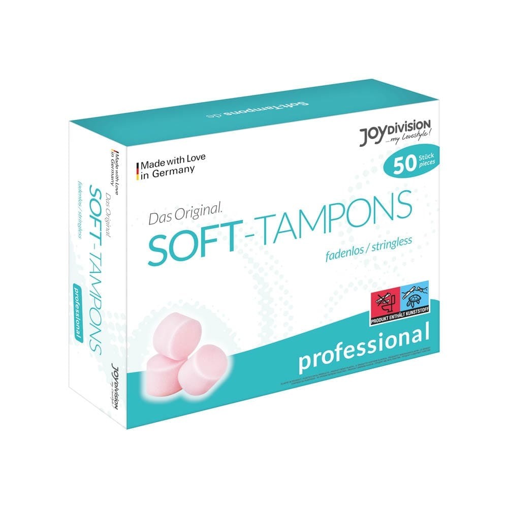 JOYDIVISION - SOFT-TAMPONS PROFESSIONAL, 50ER SCHACHTEL (BOX OF 50)
