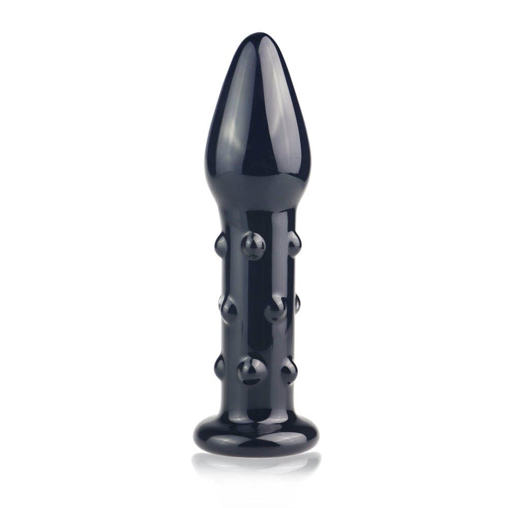 LOVETOY - 5.5" GLASS ROMANCE BLACK