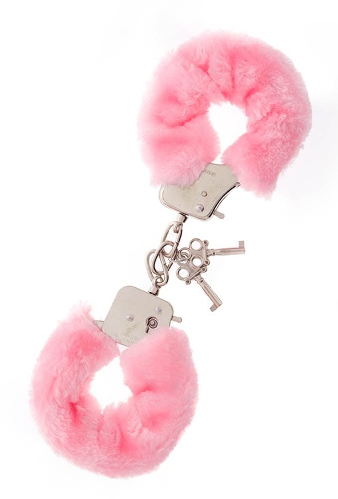 NMC - METAL HANDCUFF WITH PLUSH PINK